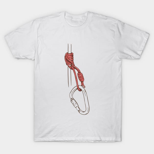 Klemheist Prusik Knot T-Shirt by mailboxdisco